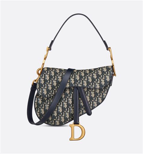 dior saddle blue oblique|CHRISTIAN DIOR Oblique Saddle Bag Blue .